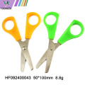 Colorful plastic handle school office stationery scissors